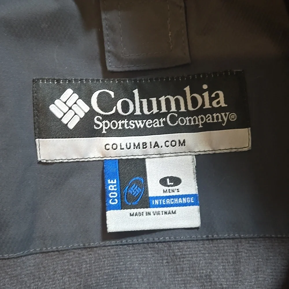 Columbia Men's Gray and Orange Jacket